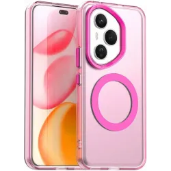 Coque arrière Phonesta HardFrost avec MagSafe pour HONOR 400 Pro - Rose mat