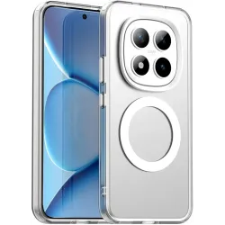 Coque arrière Phonesta HardFrost avec MagSafe pour Xiaomi Redmi Note 15 Pro Plus / Xiaomi Poco M8 Pro - Blanc mat