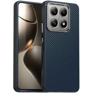Coque arrière Phonesta IMD Carbon Fiber pour Xiaomi 14T - Bleu foncé