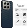 Coque arrière Phonesta IMD Carbon Fiber pour Xiaomi 14T - Bleu foncé 2