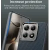 Coque arrière Phonesta IMD Carbon Fiber pour Xiaomi 14T - Bleu foncé 7