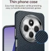 Coque arrière Phonesta IMD Carbon Fiber pour Xiaomi Redmi 14C / Xiaomi Poco C75 - Bleu foncé 4
