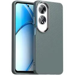 Coque arrière Phonesta IMD Carbon Fiber pour Oppo A60 - Gris