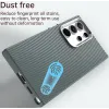 Coque arrière Phonesta IMD Carbon Fiber pour Samsung Galaxy S24 Ultra - Gris 4