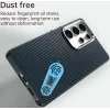 Coque arrière Phonesta IMD Carbon Fiber pour Samsung Galaxy S25 Ultra - Bleu foncé 4