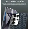 Coque arrière Phonesta IMD Carbon Fiber pour Samsung Galaxy S25 Ultra - Bleu foncé 7