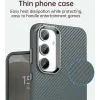 Coque arrière Phonesta IMD Carbon Fiber pour Samsung Galaxy S25/S24 - Gris 5
