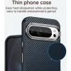 Coque arrière Phonesta IMD Carbon Fiber pour Google Pixel 9 Pro XL - Bleu foncé 5