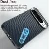 Coque arrière Phonesta IMD Carbon Fiber pour Google Pixel 9 / 9 Pro - Bleu foncé 4