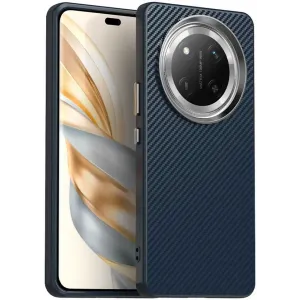 Coque arrière Phonesta IMD Carbon Fiber pour HONOR Magic7 Lite/X9c - Bleu foncé