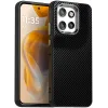 Coque arrière Phonesta IMD Carbon Fiber pour Motorola Edge 60 Neo/Edge 50 Neo / ThinkPhone 25 - Noir