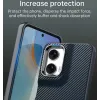 Coque arrière Phonesta IMD Carbon Fiber pour Motorola Moto G35 - Bleu foncé 7