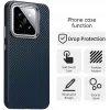 Coque arrière Phonesta IMD Carbon Fiber pour Xiaomi 15 - Bleu foncé 3