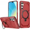 Coque arrière Phonesta IronLock anneau et MagSafe pour Samsung Galaxy A17/A16/A26 - Rouge