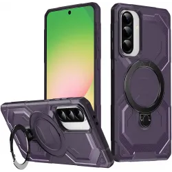 Coque arrière Phonesta IronLock anneau et MagSafe pour Samsung Galaxy A36/A56 - Violet