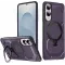 Coque arrière Phonesta IronLock anneau et MagSafe pour Samsung Galaxy S25 Edge - Violet