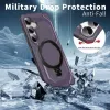 Coque arrière Phonesta IronLock anneau et MagSafe pour Samsung Galaxy S25 Plus/S24 Plus - Violet 3
