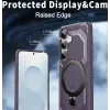 Coque arrière Phonesta IronLock anneau et MagSafe pour Samsung Galaxy S25 Plus/S24 Plus - Violet 4