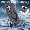 Coque arrière Phonesta IronLock anneau et MagSafe pour Samsung Galaxy S25 Ultra - Violet 3