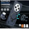 Coque arrière Phonesta IronLock anneau et MagSafe pour Xiaomi Redmi 14C / Xiaomi Poco C75 - Bleu 1