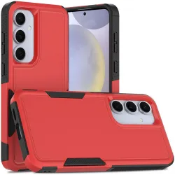 Coque arrière Phonesta ImpactShield pour Samsung Galaxy S25 Plus/S24 Plus - Rouge