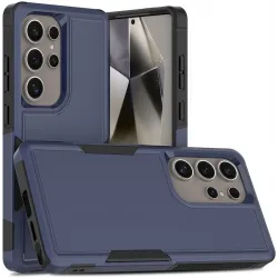 Coque arrière Phonesta ImpactShield pour Samsung Galaxy S25 Ultra - Bleu foncé