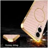 Coque arrière Phonesta Luxury Carbon Fiber avec MagSafe pour Samsung Galaxy S25 Edge - Rose 6