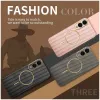 Coque arrière Phonesta Luxury Carbon Fiber avec MagSafe pour Samsung Galaxy S25 Edge - Rose 8