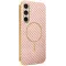 Coque arrière Phonesta Luxury Carbon Fiber avec MagSafe pour Samsung Galaxy S25 FE - Rose