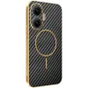 Coque arrière Phonesta Luxury Carbon Fiber avec MagSafe pour Xiaomi Poco F7 - Noir 0