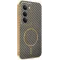 Coque arrière Phonesta Luxury Carbon Fiber avec MagSafe pour Xiaomi Redmi 15 - Marron