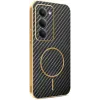 Coque arrière Phonesta Luxury Carbon Fiber avec MagSafe pour Xiaomi Redmi 15 - Noir 0