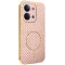 Coque arrière Phonesta Luxury Carbon Fiber avec MagSafe pour Xiaomi Redmi 15C / Xiaomi Poco C85 - Rose