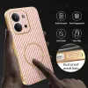 Coque arrière Phonesta Luxury Carbon Fiber avec MagSafe pour Xiaomi Redmi 15C / Xiaomi Poco C85 - Rose 6