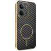 Coque arrière Phonesta Luxury Carbon Fiber avec MagSafe pour Xiaomi Redmi 15C / Xiaomi Poco C85 - Noir 0