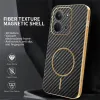 Coque arrière Phonesta Luxury Carbon Fiber avec MagSafe pour Xiaomi Redmi 15C / Xiaomi Poco C85 - Noir 2