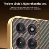 Coque arrière Phonesta Luxury Carbon Fiber avec MagSafe pour Motorola Edge 60 Pro - Marron 5