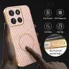 Coque arrière Phonesta Luxury Carbon Fiber avec MagSafe pour Motorola Moto G56 - Rose 7