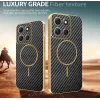 Coque arrière Phonesta Luxury Carbon Fiber avec MagSafe pour Motorola Moto G86 - Noir 3