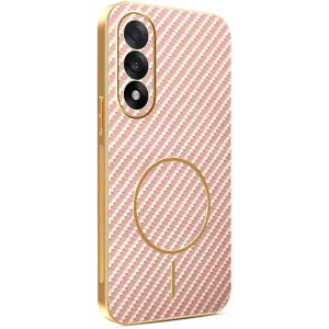 Coque arrière Phonesta Luxury Carbon Fiber avec MagSafe pour OnePlus Nord 5 - Rose