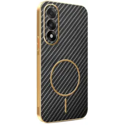 Coque arrière Phonesta Luxury Carbon Fiber avec MagSafe pour OnePlus Nord 5 - Noir