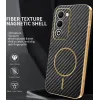 Coque arrière Phonesta Luxury Carbon Fiber avec MagSafe pour Oppo A5/A5m - Noir 2