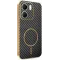 Coque arrière Phonesta Luxury Carbon Fiber avec MagSafe pour Oppo A5x - Noir