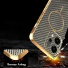Coque arrière Phonesta Luxury Carbon Fiber avec MagSafe pour Oppo Reno14 - Marron 7