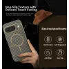 Coque arrière Phonesta Luxury Carbon Fiber avec MagSafe pour Google Pixel 10 - Marron 2
