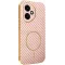 Coque arrière Phonesta Luxury Carbon Fiber avec MagSafe pour HONOR 400 - Rose