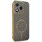 Coque arrière Phonesta Luxury Carbon Fiber avec MagSafe pour HONOR 400 Lite - Marron