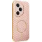 Coque arrière Phonesta Luxury Carbon Fiber avec MagSafe pour HONOR 400 Pro - Rose