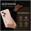 Coque arrière Phonesta Luxury Carbon Fiber avec MagSafe pour HONOR 400 Pro - Rose 2