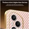 Coque arrière Phonesta Luxury Carbon Fiber avec MagSafe pour HONOR 400 Pro - Rose 7